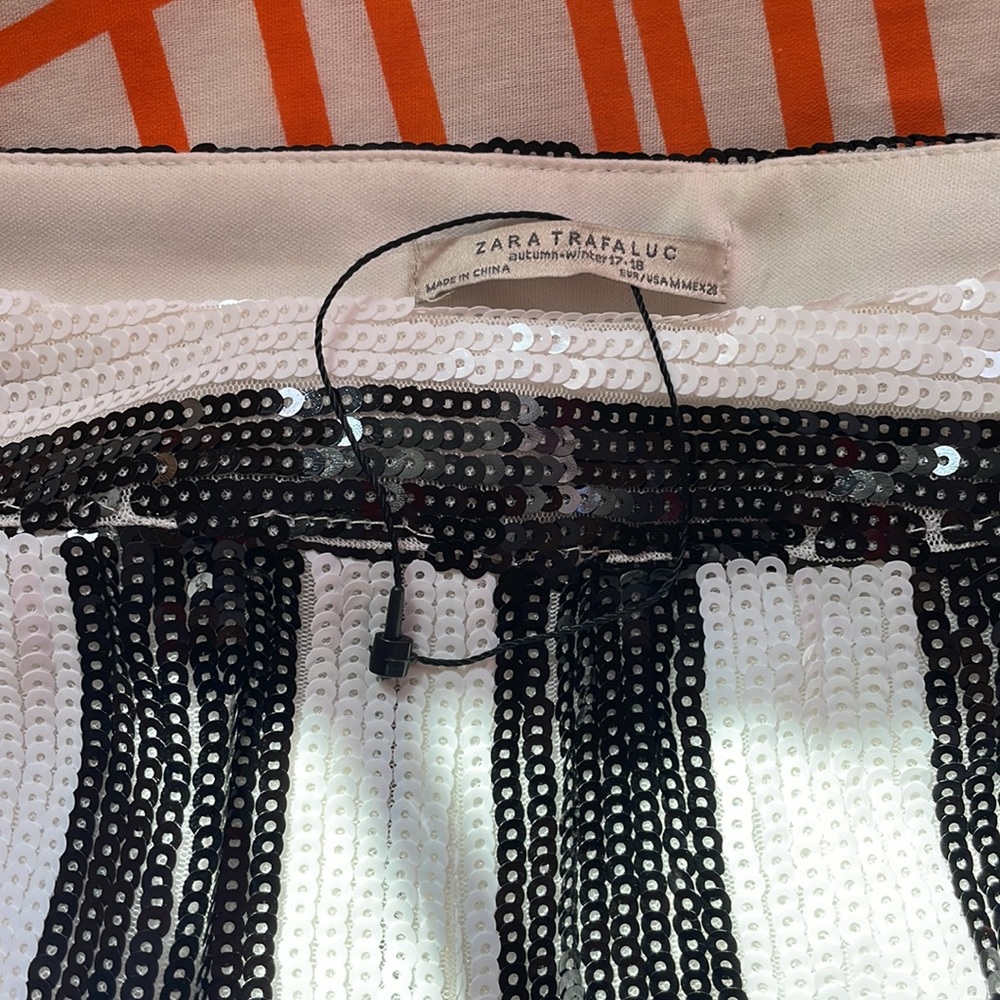 Zara sparkle pants